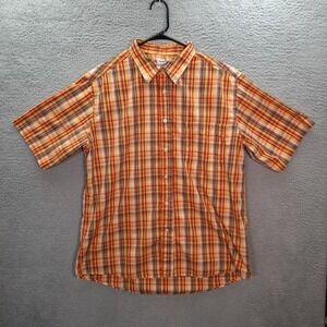 Work N Sport Shirt Adult Large Multicolor Plaid Outdoors Workwear Chore Barn